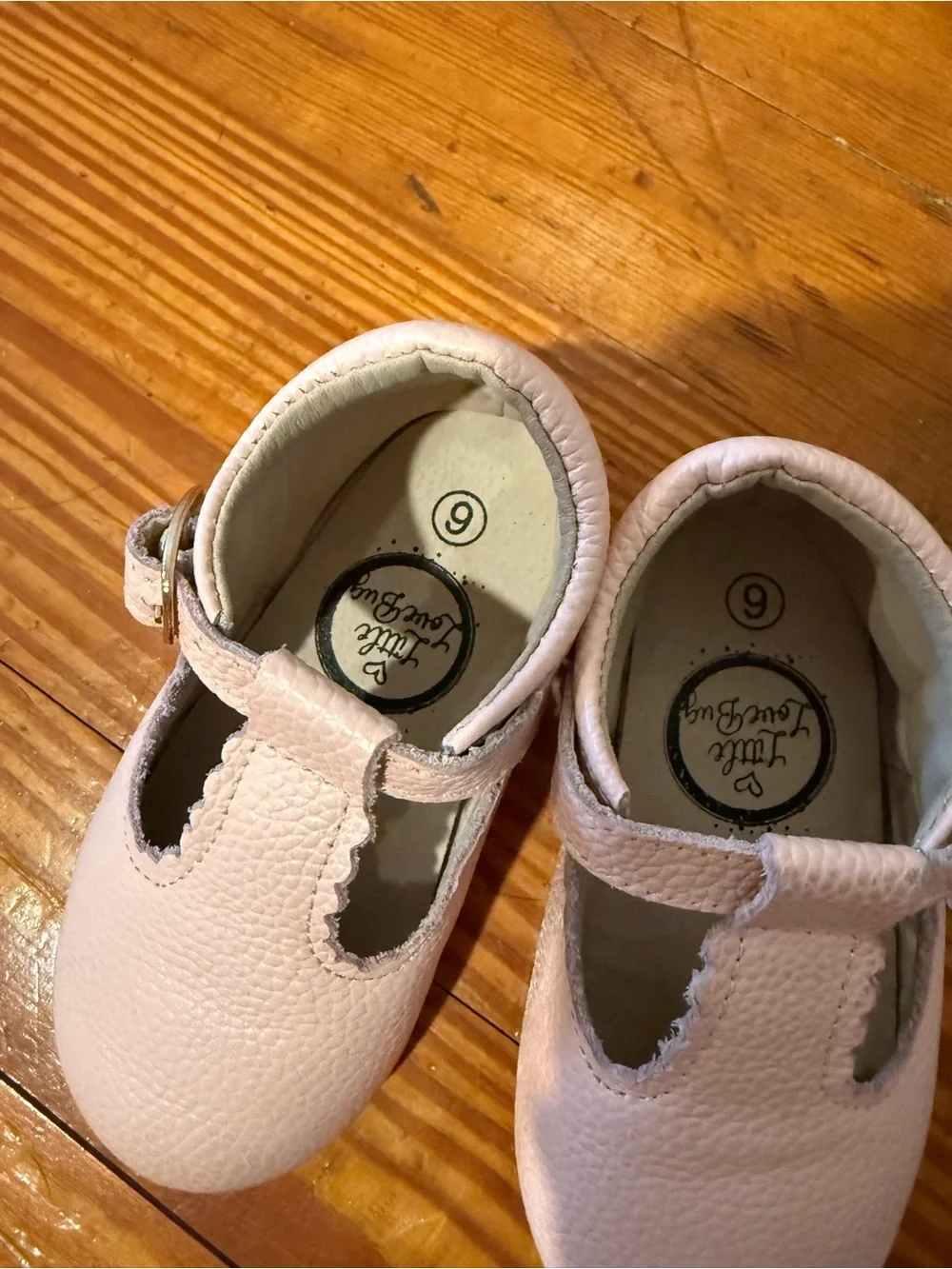 Little Lovebug Blush Pink soft toddler shoes